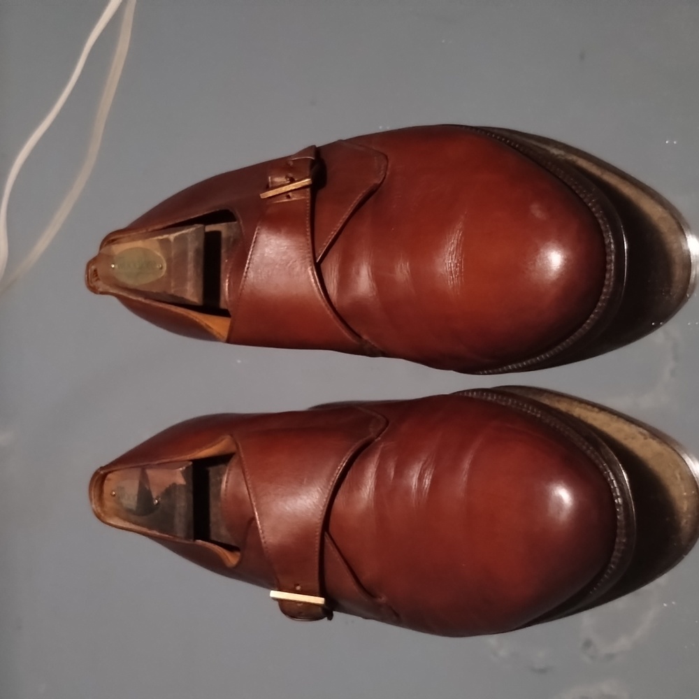 Vintage Salvatore Ferragamo Single Monk Strap size 10